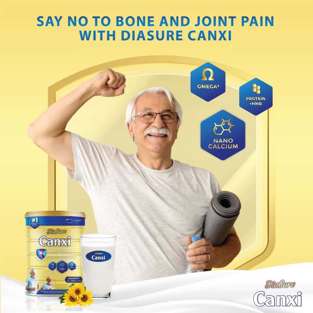 Search&Scroll Diasure Canxi Milk Lactoferrin & Colostrum Milk 400g for Strong Bones Joint Pain