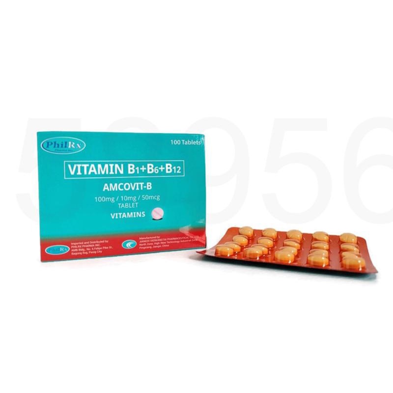 K373 AMCOVIT B Vitamin B Complex ( B1, B6 , B12 ) 100mg/10mg/50mcg