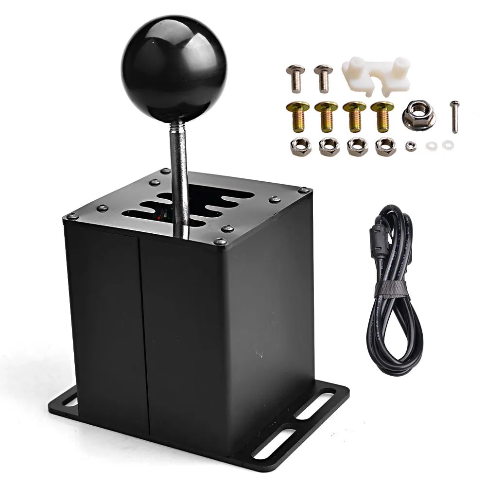 ♚USB H Gear Shifter For Logitech G27 G29 G25 G920 Thrustmaster T300RS/GT Shift Knob For ETS2 Sim