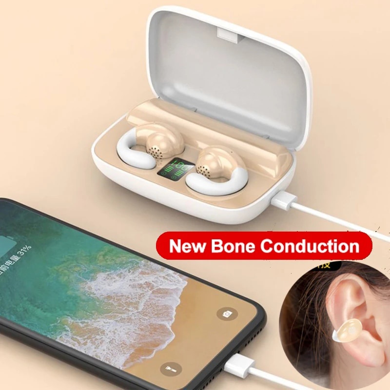 2023 Bone conduction bluetooth 5.3 Ear Clip with Mic for Xiaomi Redmi ...