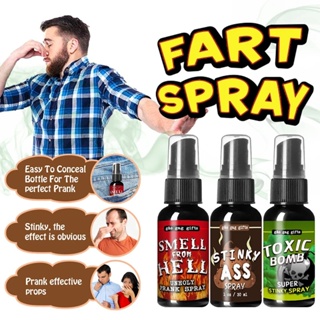 Fart Spray - 3PC Fart Spray Extra Strong, 30ml Potent Ass Fart Spray,  Stinky Ass Fart Spray and Smell from Hell, Stink Hilarious Gag Gifts  Halloween