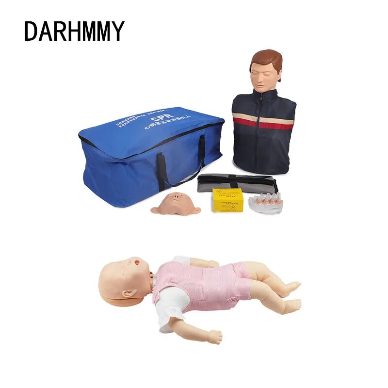 유DARHMMY Half Body Adult CPR Training Manikin Professional Nursing