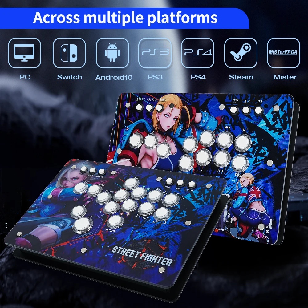 FightBox Mini Hitbox Arcade Game Controller Mechanical Button Fighting