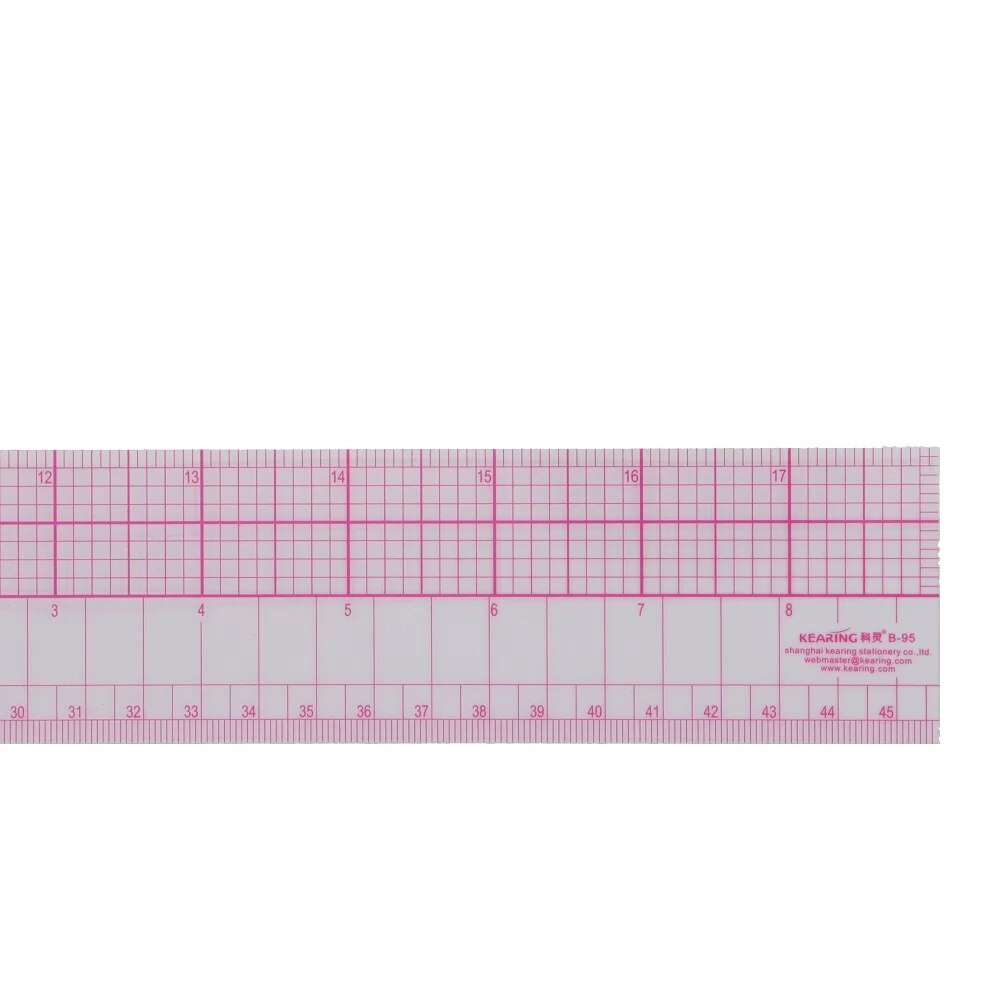 45cm(18inch) Pattern Grading Garment Ruler with Protractor Inch ...