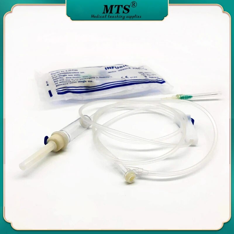 09a Medical Teaching Disposable Sterile Intravenous Infusion Set 