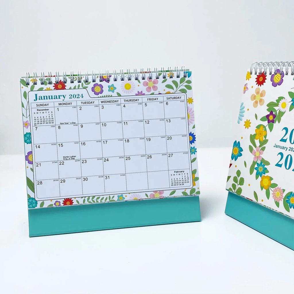 Calendar Desk Desktop Planner Monthly Office Standing Tabletoptable ...