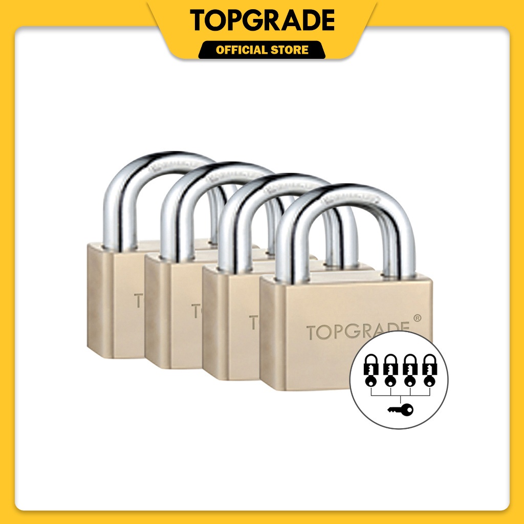 TOPGRADE TP4040X4 MK 4 Pcs Heavy Duty Lock Short Shackle With 3 ...