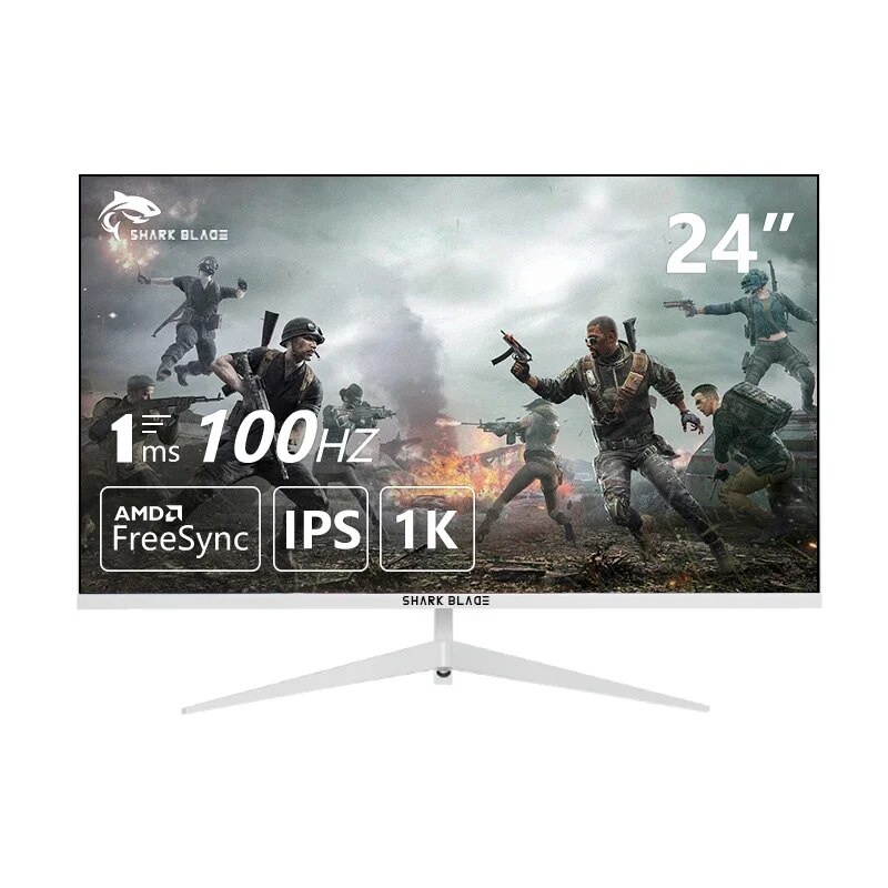 ☯LCD 100HZ Display Screen 24 Inch Monitor Computer Monitor PC 1920*1080 ...