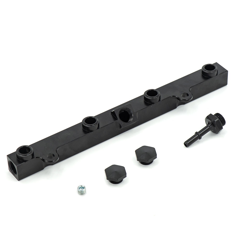 Aluminium K SERIES BLACK FUEL RAIL kit High Flow Injection fuel rail