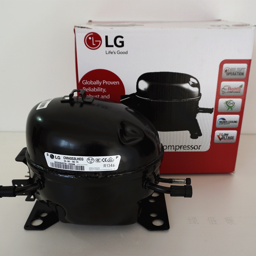 LG Original New Brand R134A Gas 1/5HP refrigerator Compressor with ...