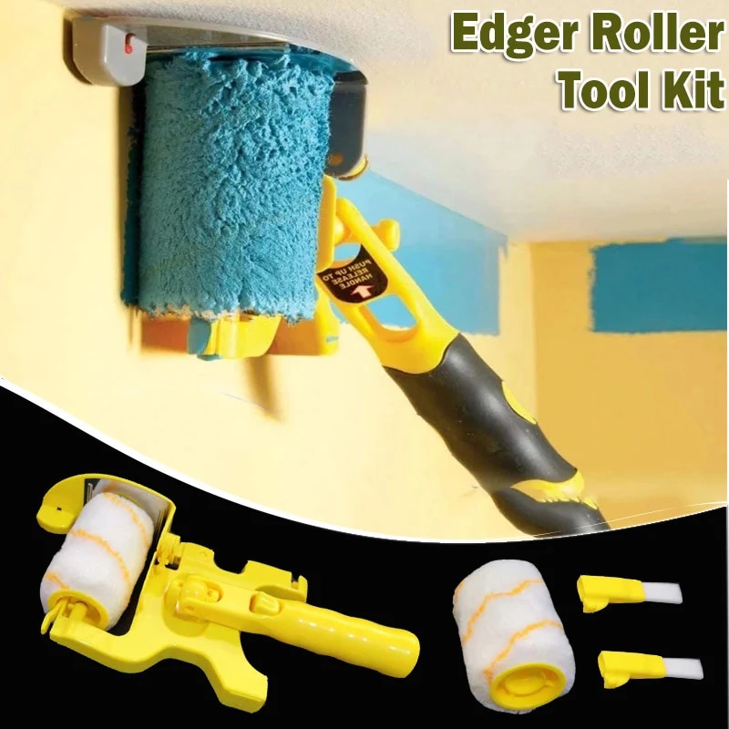 Multifunction Wall Paint Roller Set Professional Clean Cut Edger Painting Rolling Brush For Wall