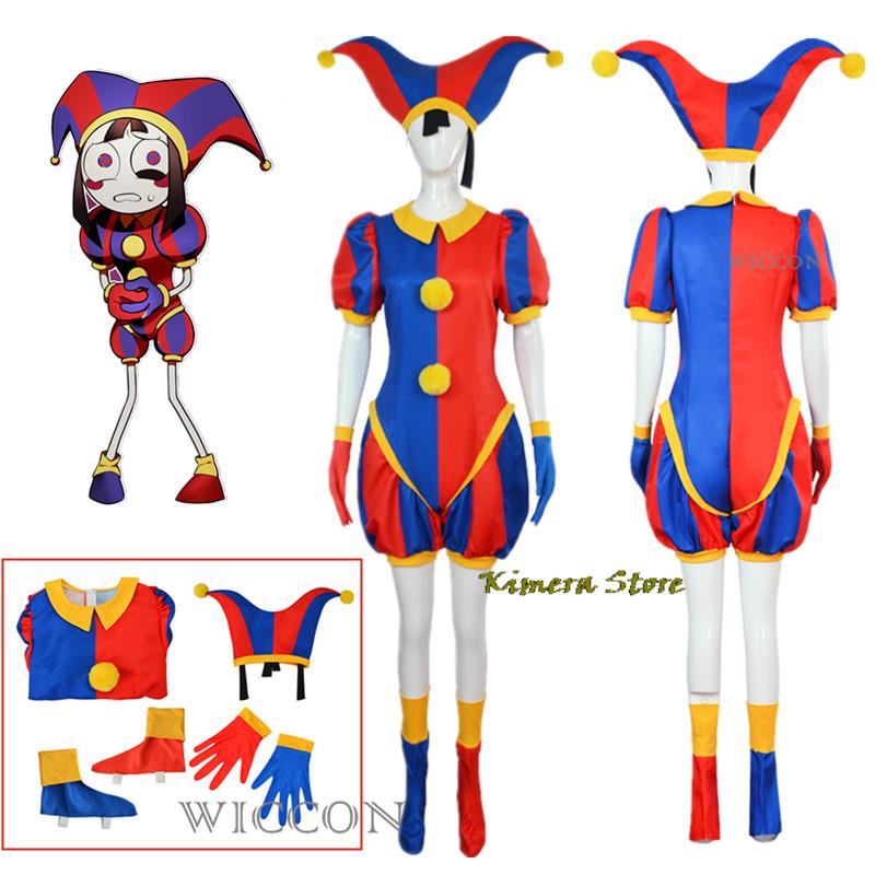 Pomni Cosplay Cartoon Costume Amazing Digital/Circus Cosplay Ragatha ...