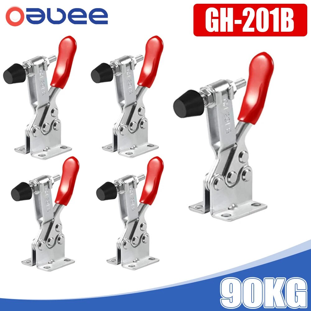 GH-201B Toggle Clamps Woodworking Heavy Duty Quick-Release Clamp Latch ...