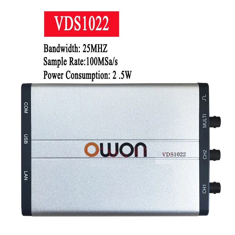 864 Fast Ship Owon VDS1022 Virtual Dualchannel Oscilloscope Bandwidth