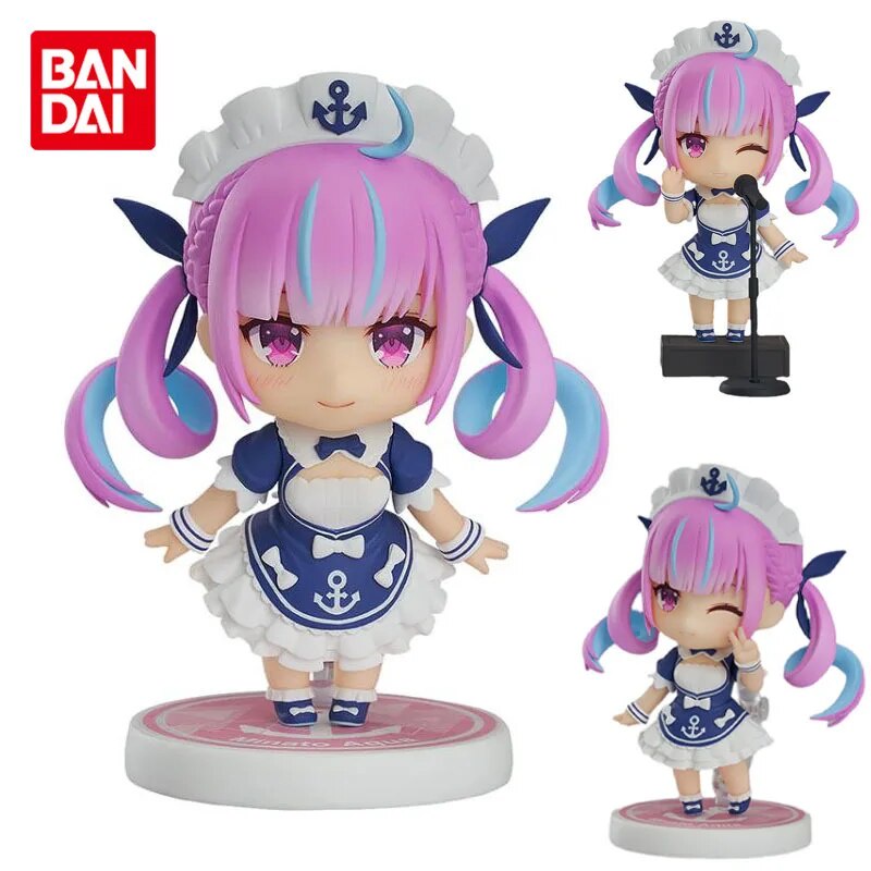 55f GSC Genuine Nendoroid Vtuber Minato Aqua Kawaii Joints Movable ...