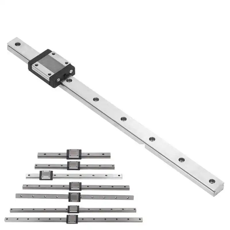 Linear Guide Rail Linear Sliding Guideway Bearing Steel for 3D Printer ...