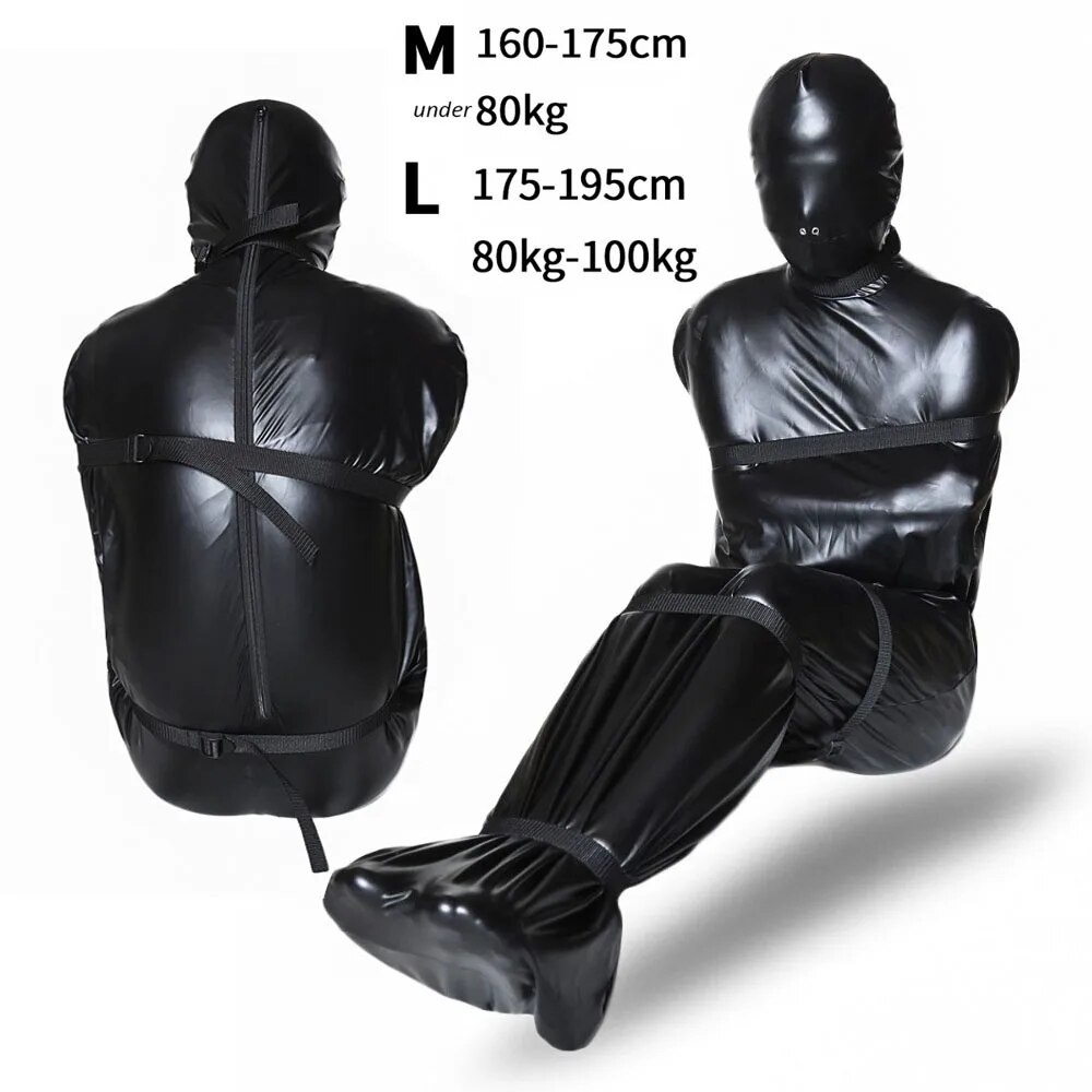 99d SM Binding Bodysuit Mummy Restraint Bag Gimp Sleep Bags Full Body ...