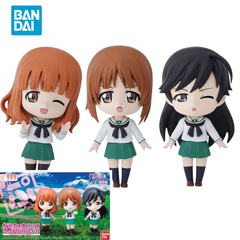 789 Bandai Original GIRLS Und PANZER Anime Model Petiture-rise ...