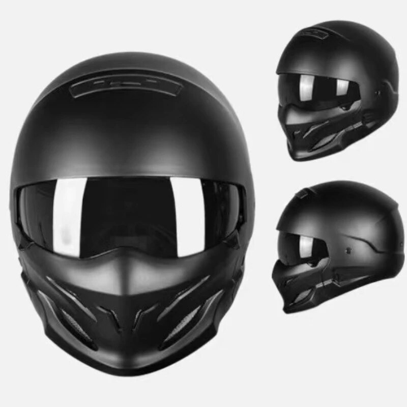 395 Motorcycle Helmet Full Face Helmet Locomotive Half Helmet The ...