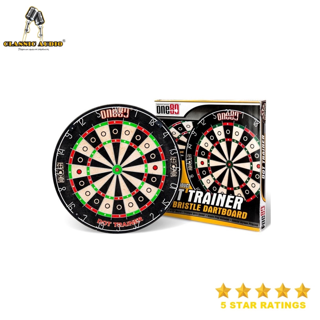 Classic Audio One80 Dot Trainer Bristle dartboard (Original) Shopee