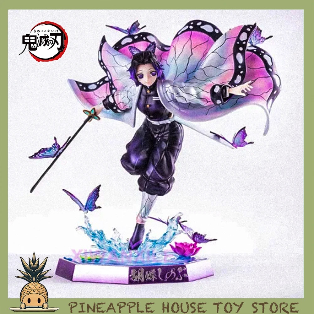 36cm Demon Slayer Figures Kochou Shinobu GK Anime Figures PVC Statue ...