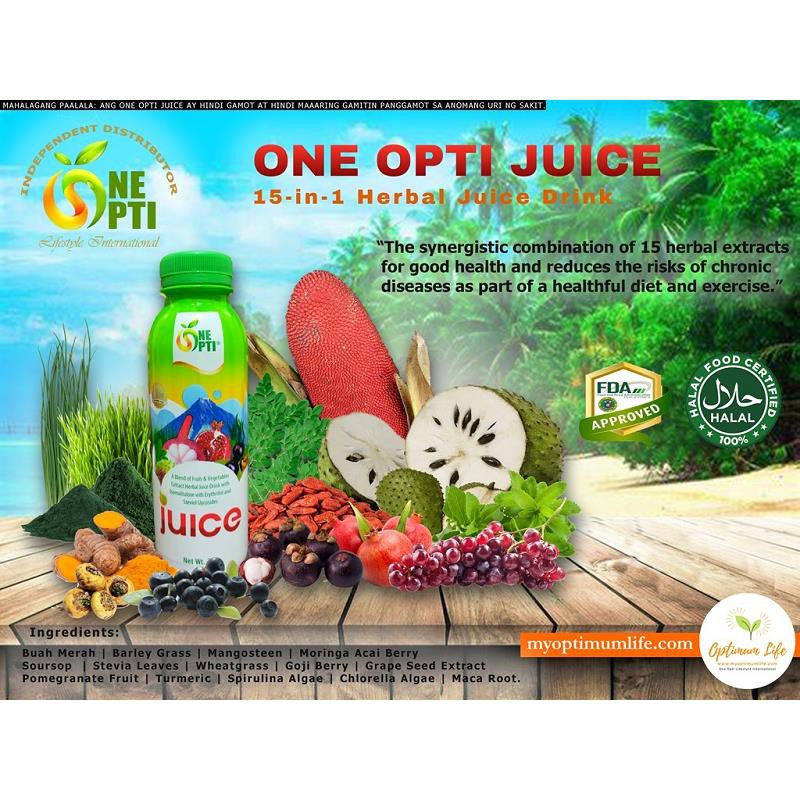 One Opti Juice | 15-in-1 Herbal Juice Drink | LEGIT DISTRIBUTOR ...