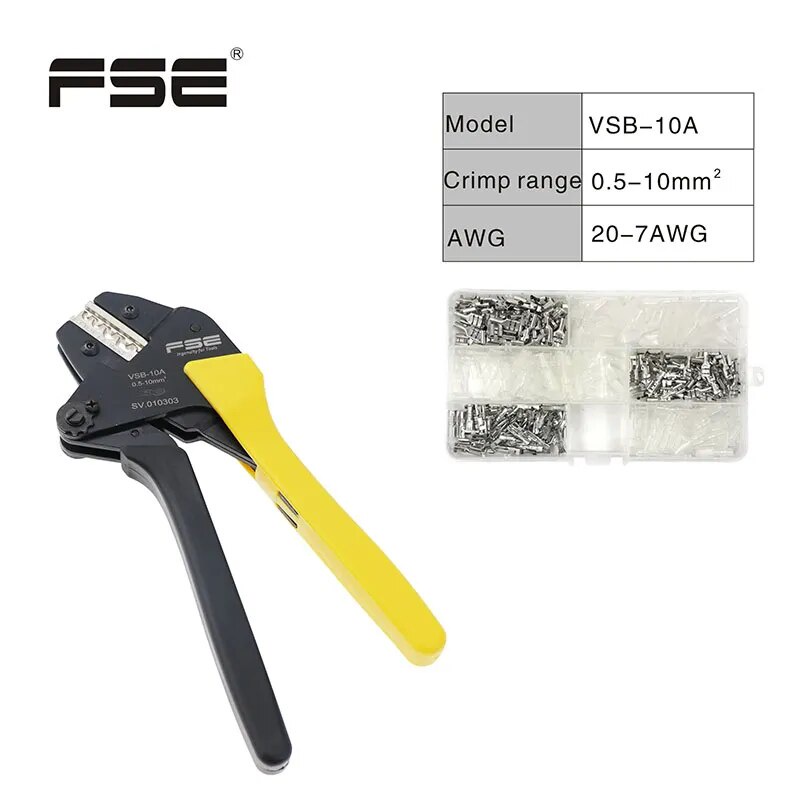 26h FSE Crimping Hand Tool Cable Cutter Crimper VSB-10A VSB-03B Pliers ...