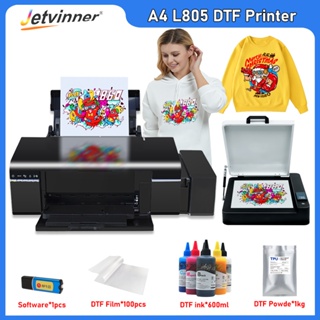 A4 DTF Printer Bundle Epson L805 Converted DTF Printer Direct