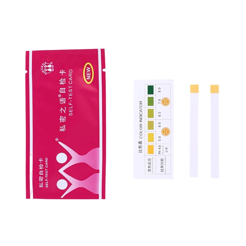 U Pcs Female Health Self Test Card Vagina Ph Strips Test Liner Paper Intimate Gynecologic