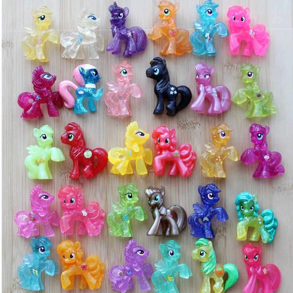 27s Rainbow horse Crystal Empire Cute Ponis Collection Glitter Sparkle ...