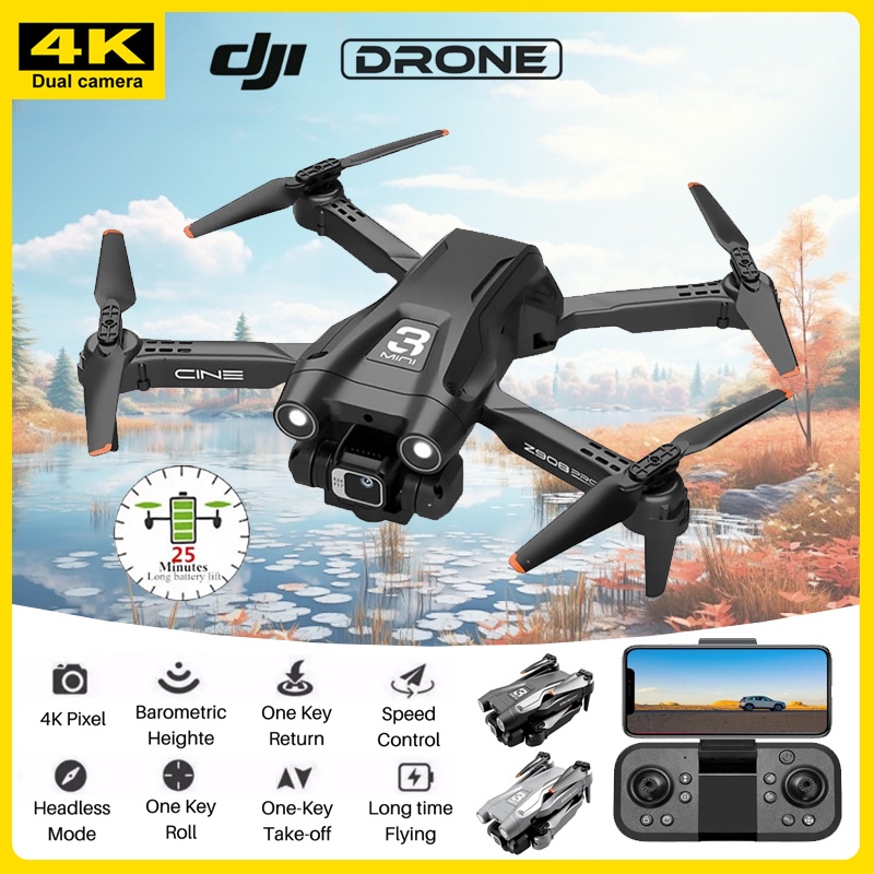 Dji Z908 Pro Mini Camera Drone Official Warranty Rc 4k Hdr Video 18min 