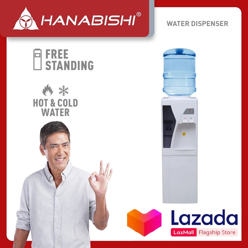 Hanabishi Water Dispenser HFSWD1600 with Mini Storage Free Standing Hot