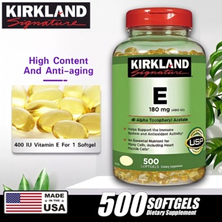 Kirkland Signature Vitamin E 180 mg., 500 Softgels