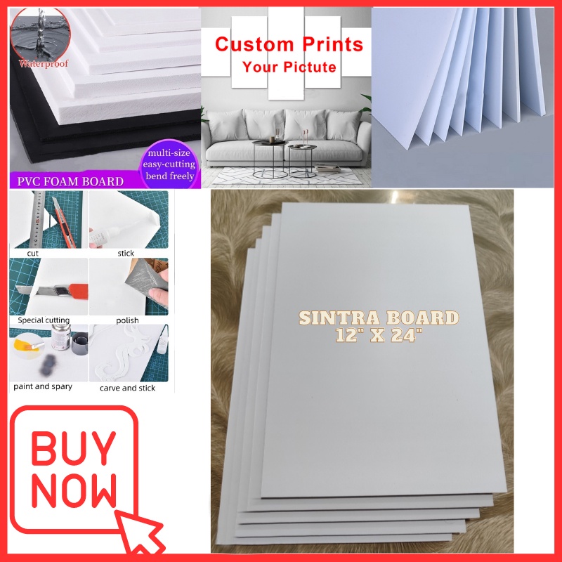 2024 Sintra Proof model Sintra foam board WHITE3 HIGH for stickers