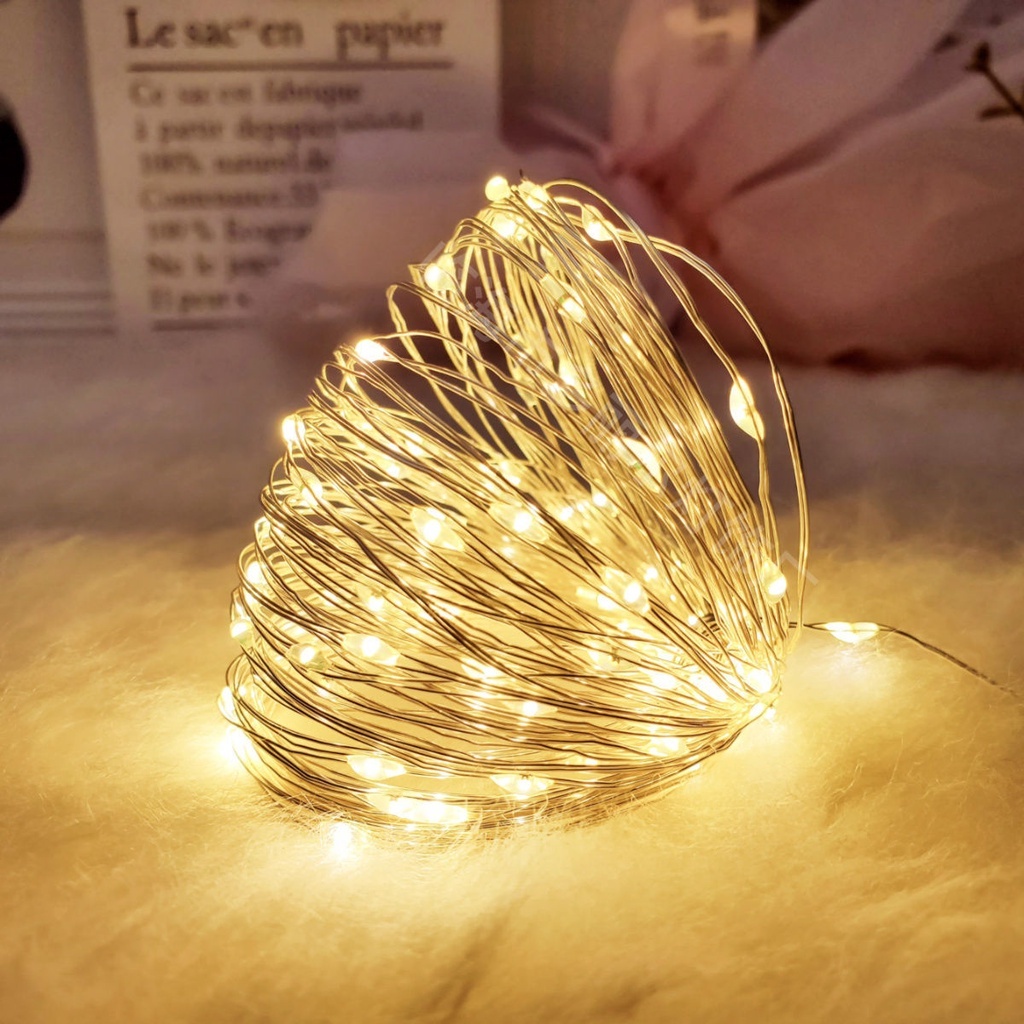 2M Fairy Wire Leds Reusable Christmas Home Decoration Leds Security ...
