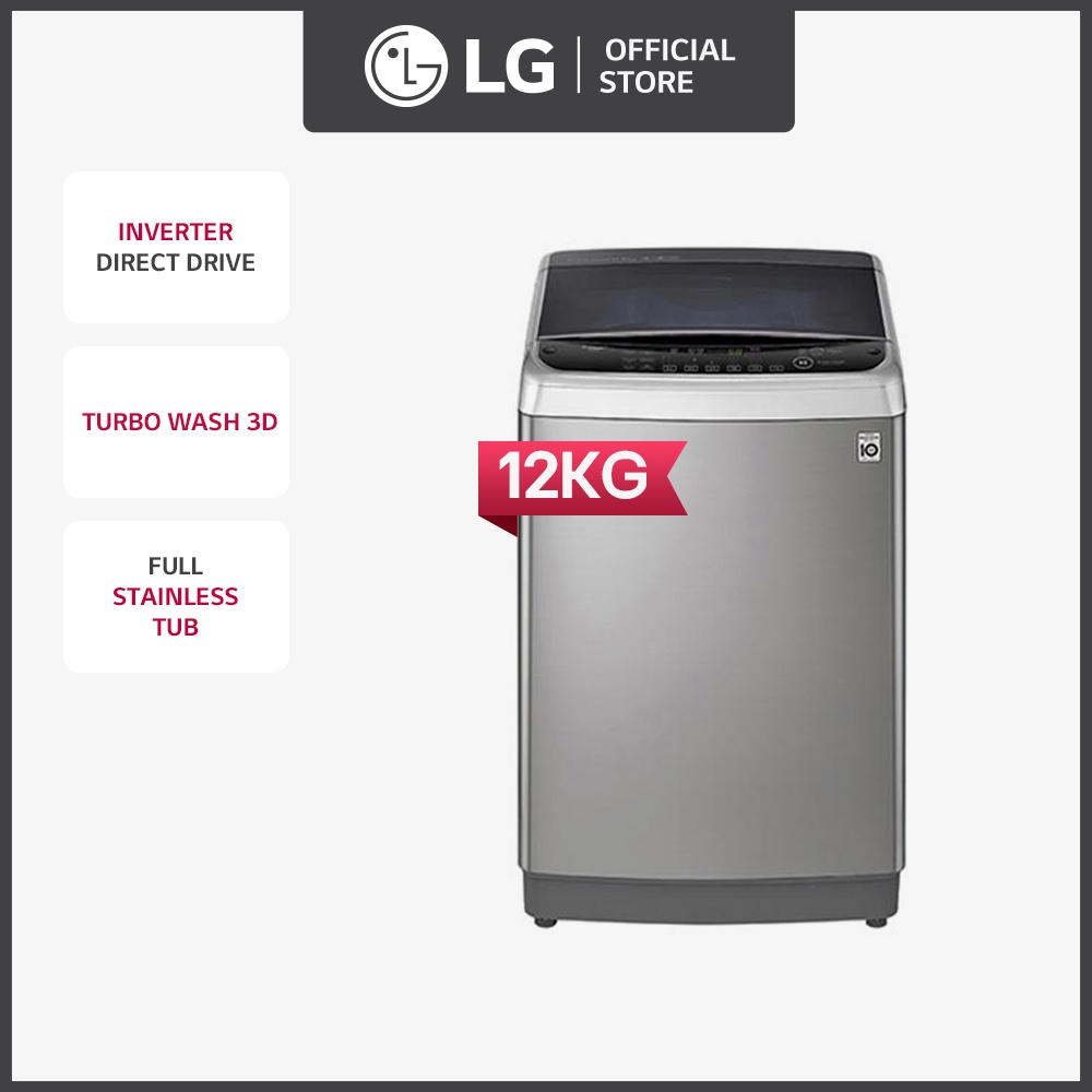 LG Washing Machine Top Load Direct Drive Inverter 120 Kg Wash Capacity