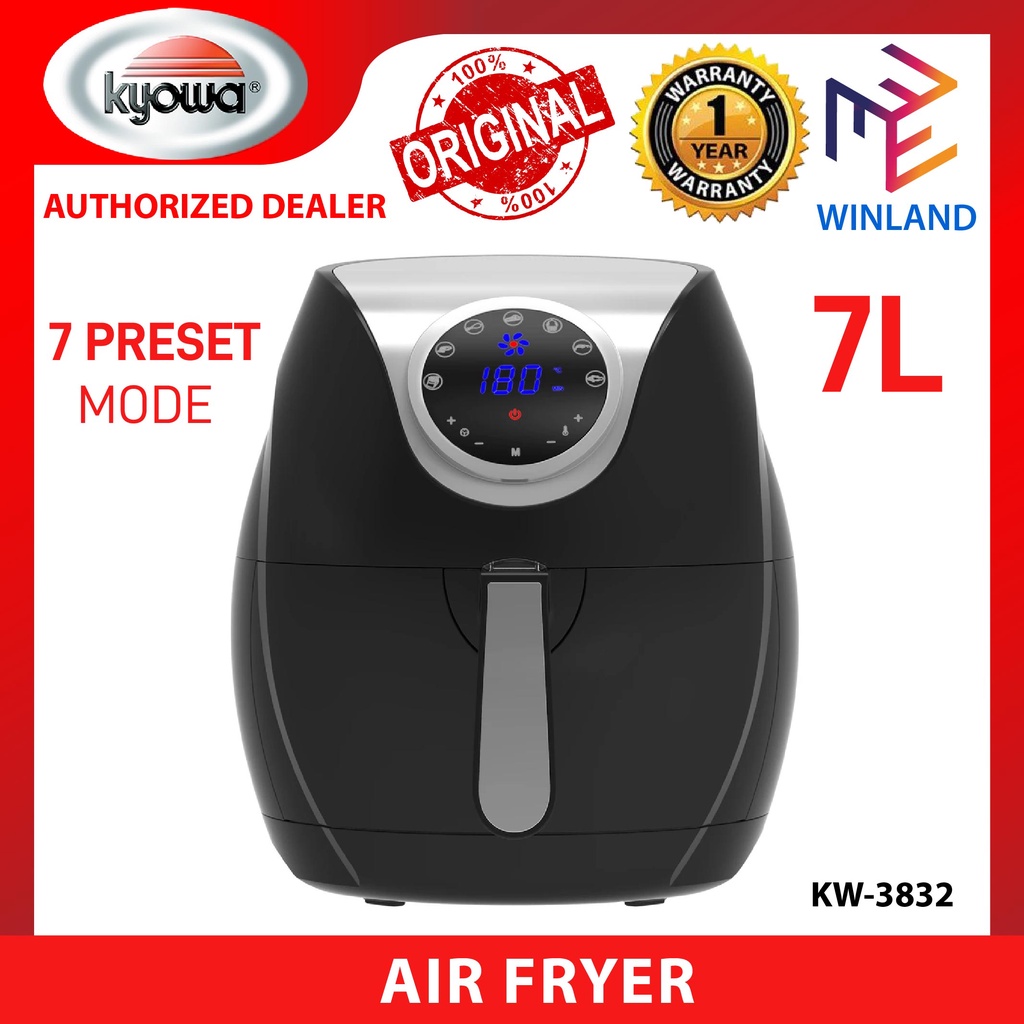 KYOWA by Winland Digital Air Fryer 7 Preset Cooking Modes 7 Liters