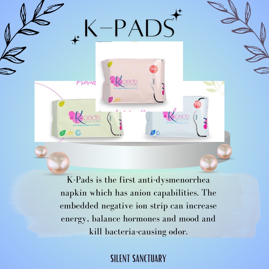 2024 Liners Premiere JC and Pads Day Stay K Fresh By Ion Panty Pad