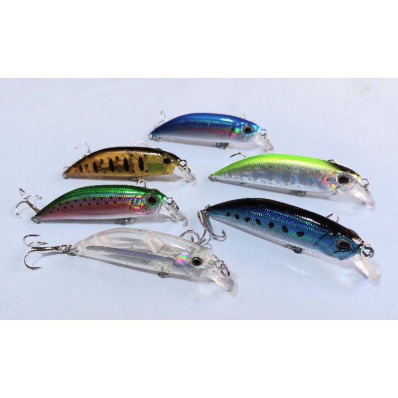 In stock Lutac Budget Series Bolinao Ghost Dilis Sinking minnow 60mm ...