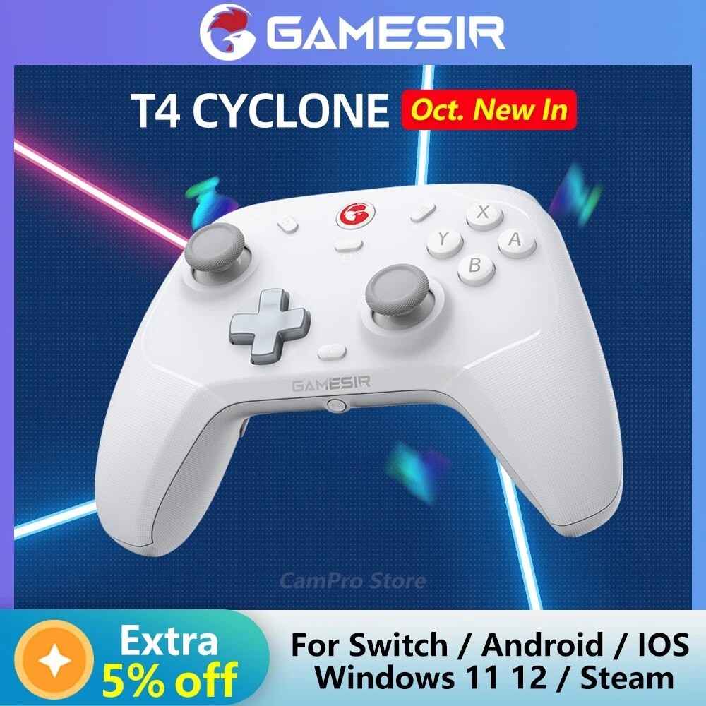 GameSir T4 Cyclone Wireless Switch Controller Bluetooth Gamepad with ...