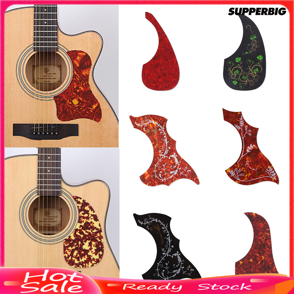 Acoustic Folk Guitar Pickguard Celluloid Pick Guard Board Sticker ...