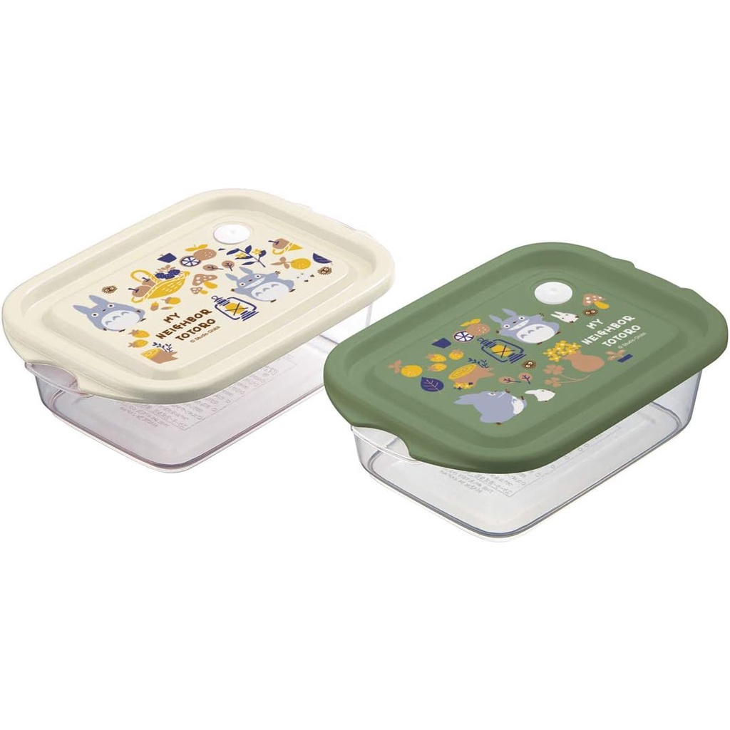 Skater (Skater) Seal Container 500ml 2 pieces next to Totoro KURASHI