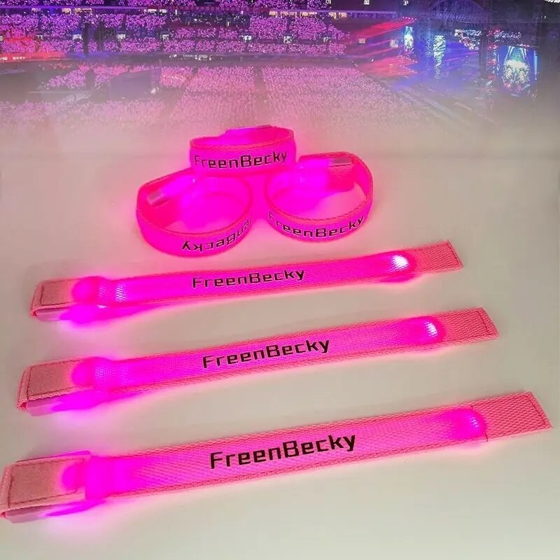 ⊰Freenbecky Bracelet Pink Theory Concert Support Bracelet LED Luminous