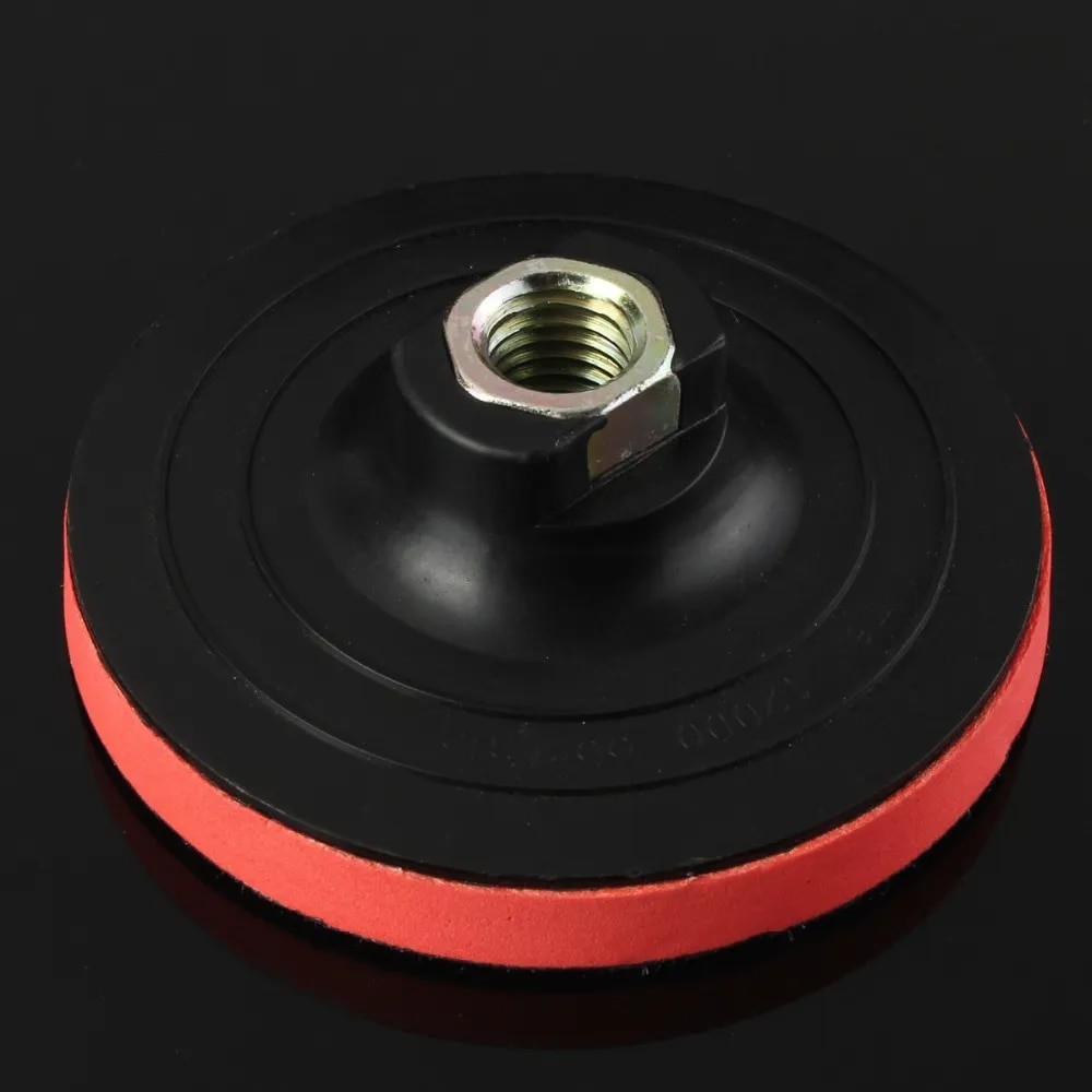 ☻Backing Plate M10 M14 Hook & Loop Polishing Buffing Pad Backer 3 4 5 6 7 inch Backer Pads For G