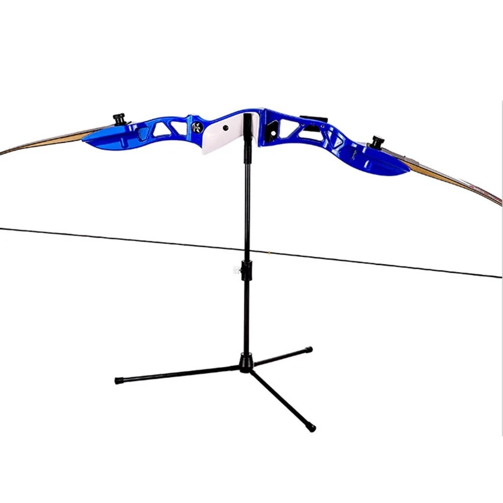 Archery Bow Stand Portable Recurve Bows Holder Assemble Hanger