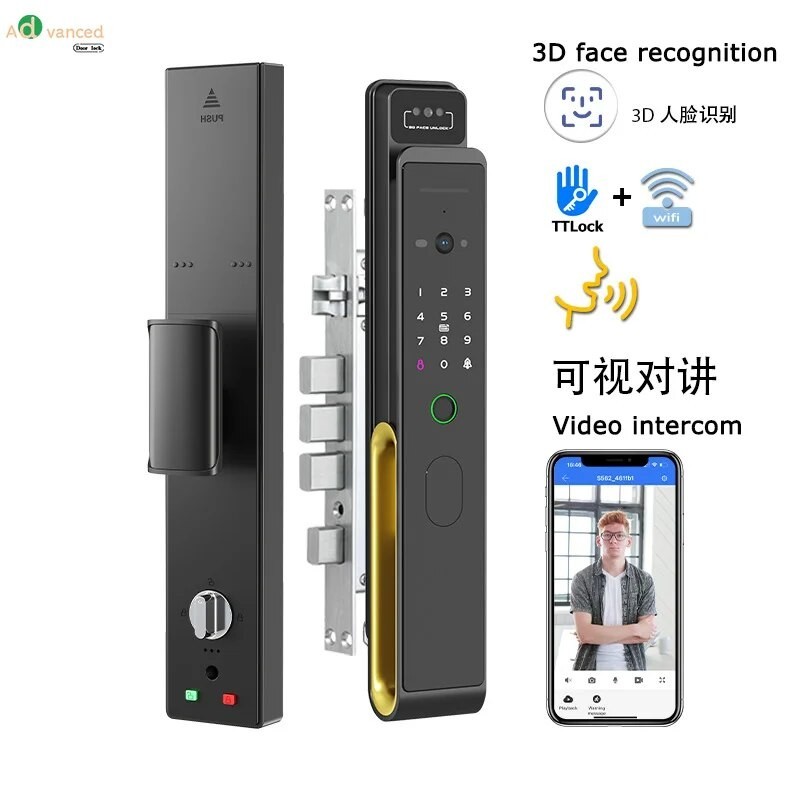 Video Intercom Face recognition TTLock WiFi app Remote Unlocking ...