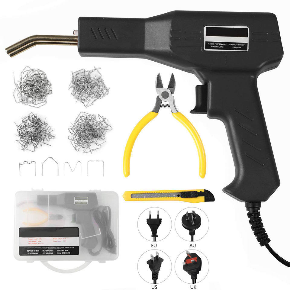 50W Plastic Weld Gun Portable Portable Plastic Welding Repair Kit Car ...