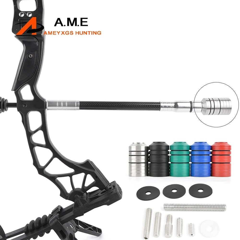 ⋌Archery Stabilizer Weight Balance Bar Bolt Counterweight Reduce