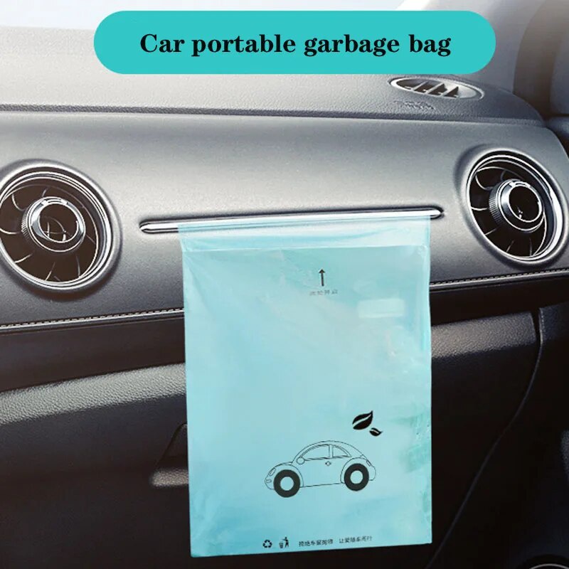 50pcs Car Trash Bags Self-Adhesive Garbage Bag for Subaru Forester ...