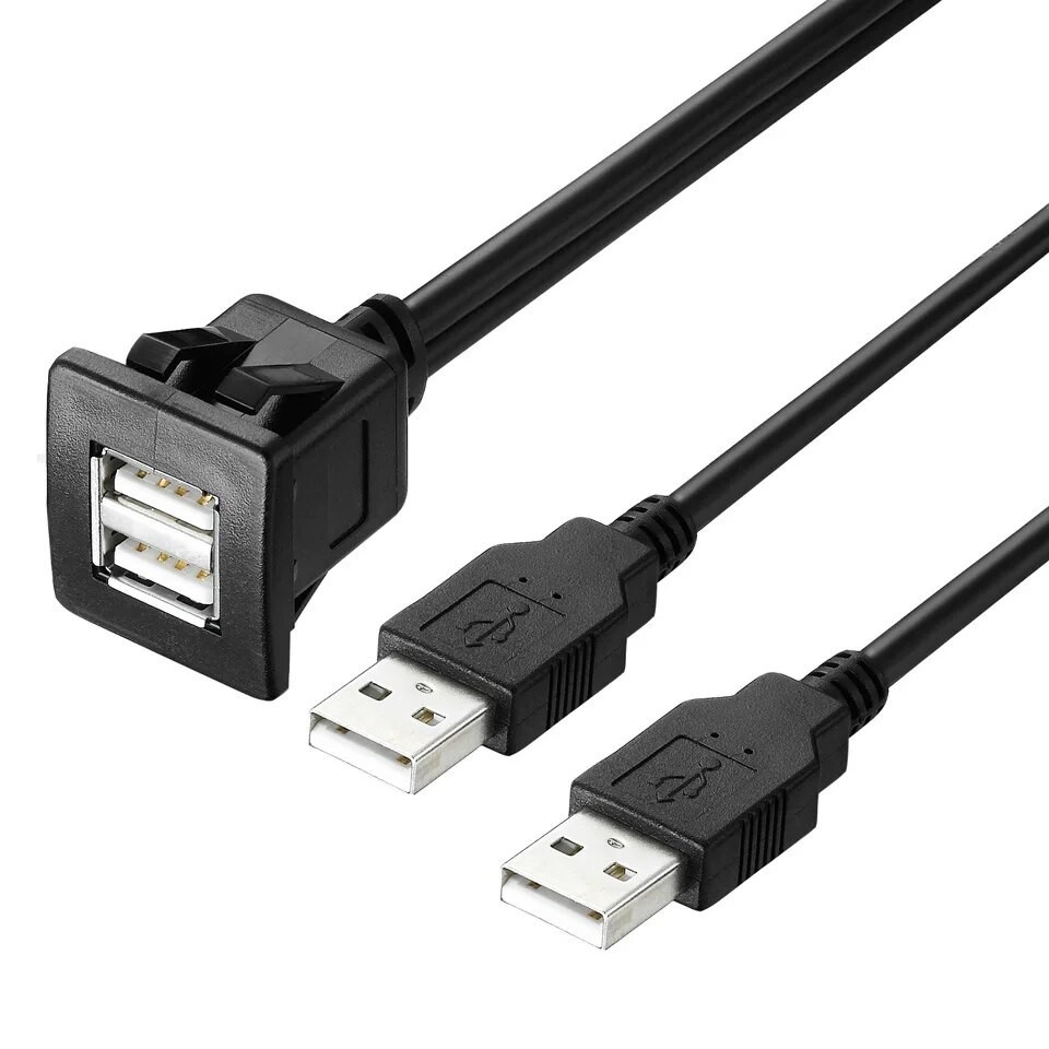 special offer 20 Cabe Flush Cord Dual Dashboard USB30 Mount cable ...